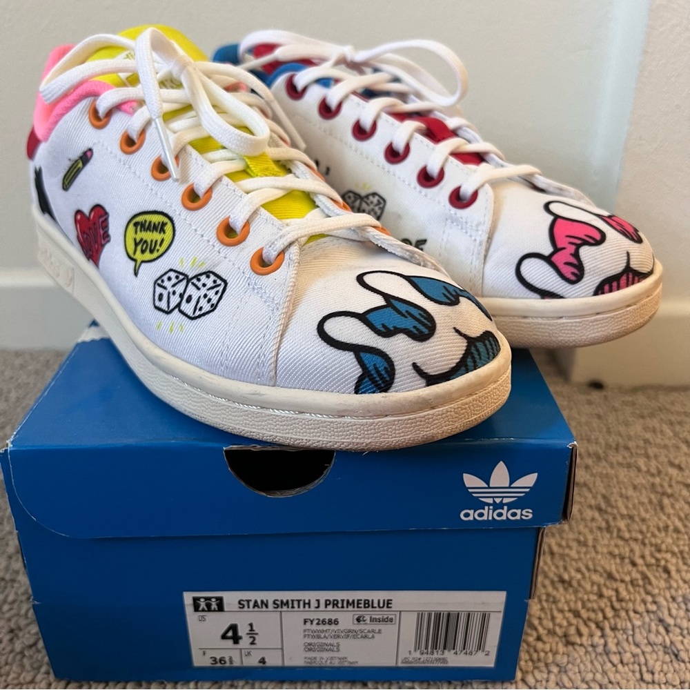 Aaron Kai x Stan Smith Primeblue Big Kid “Doodles”
